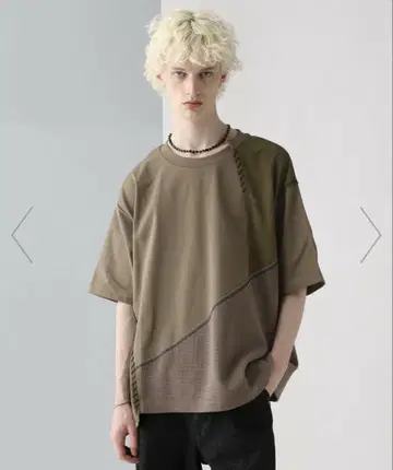 하레 절개 셔츠 티셔츠