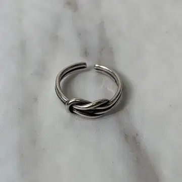 silver925 Open Knot Ring pinky