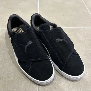 Puma 블랙 스웨이드 스니커즈
