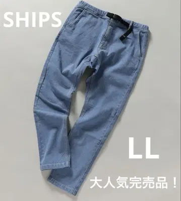 [ SHIPS ] 스트레치 데님 슬림 테이퍼드 클라이밍 팬츠