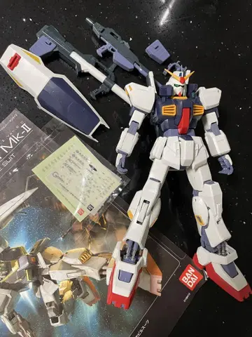 건담 프라모델 mg 2.0 건담 mk-II 에우고 컬러