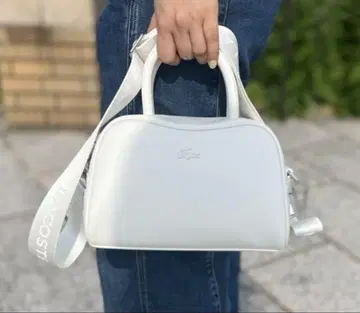 LACOSTE LORA 스몰 탑 핸들 백