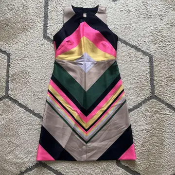 J.Crew 제이크루 A라인 레인보우 원피스 인형 원피스