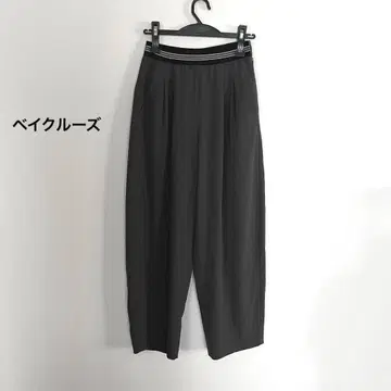 베이크루즈/드라이 터치 개더 테이퍼드 팬츠