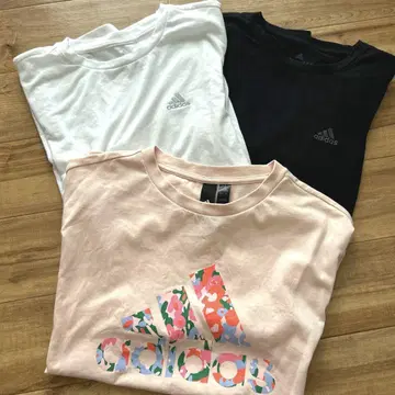 adidas 아디다스 반팔 T셔츠 3 스트라이프 화이트 블랙 핑크 모음