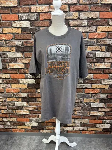 HARLEY-DAVIDSON 그레이 티셔츠 2XL