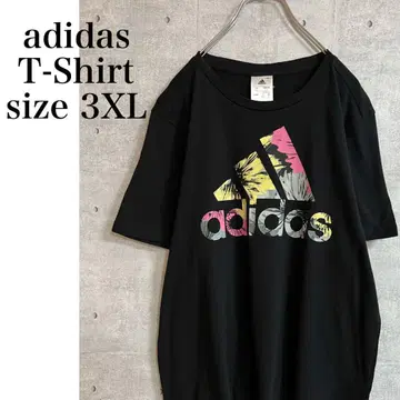 adidas T셔츠 여성용 블랙 프린트 사이즈 3XL