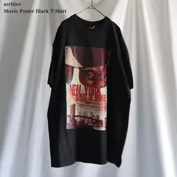 00s archive black Design movie tee