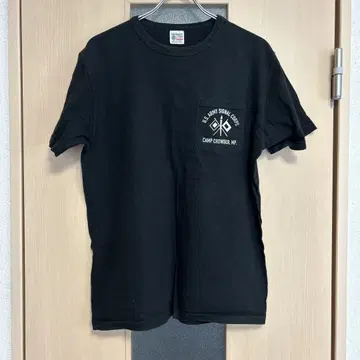 BUZZ RICKSON'S 블랙 티셔츠 M