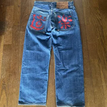 EVISU 데님 2007 W33 L35 도락 일본제