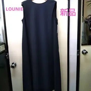 LOUNIE 새상품 차콜 그레이 슬리브리스 원피스