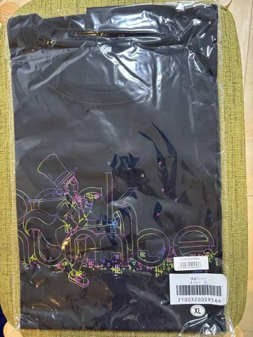 back number 괴도 T셔츠 블랙 [XL]