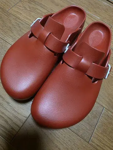 BIRKENSTOCK 보스턴 eva 빨간색 26cm