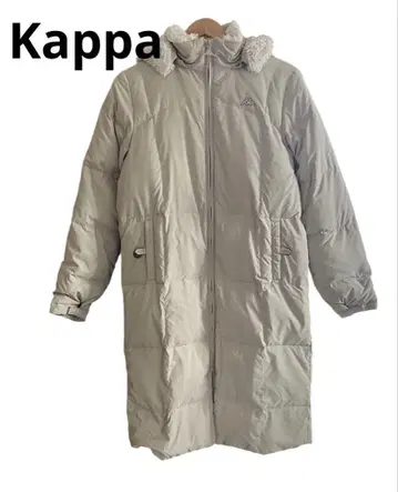 [새상품급] Kappa 다운 롱 코트 베이지 L 사이즈