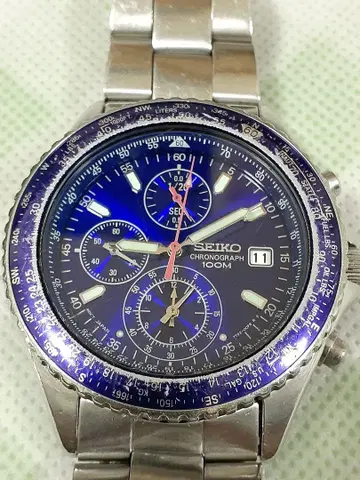 SEIKO 크로노그래프 100m 방수