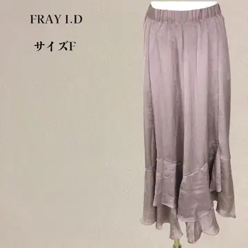 [새상품급] 프레이 아이디 맥시 길이 스커트 F 사이즈 S-M 상당 퍼플