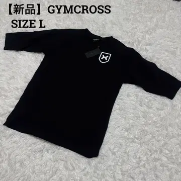 짐크로스 GYMCROSS 택 포함 새상품 7부 스트레치 티셔츠 블랙 L