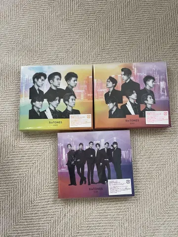 SixTONES CITY 3매 세트