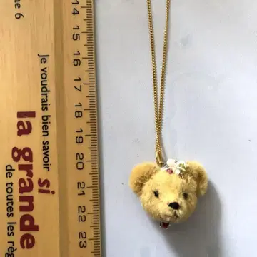 미사용품 나카가와소신구공업(주) 곰 얼굴 목걸이