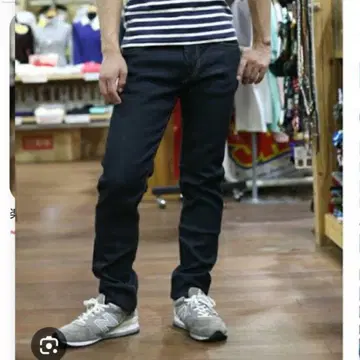 EDWIN E STANDARD 데님 청바지 슬림 테이퍼드 ED32