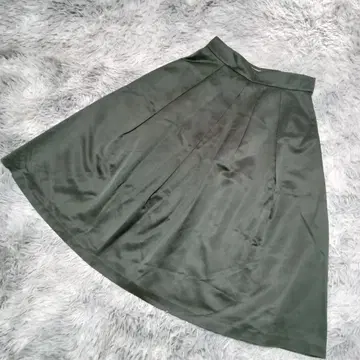 오늘 한정 가격 UNITED ARROWS 플리츠 스커트 [L] 카키
