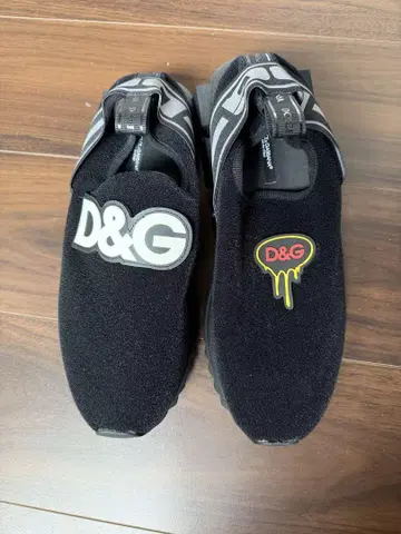 D&G 슬립온 스니커즈 블랙