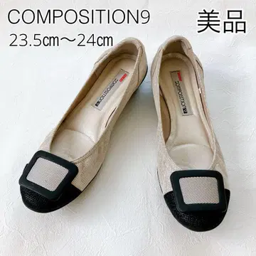 새상품급 COMPOSITION9 플랫슈즈 컴포트 23.5~24