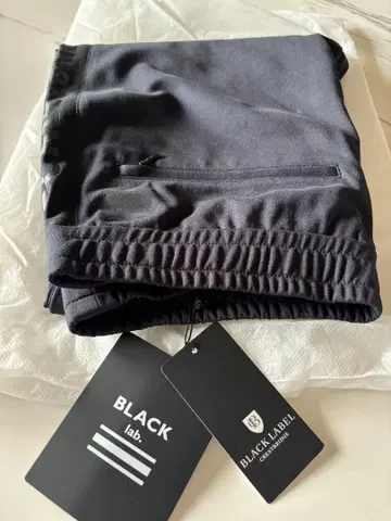 [새상품] CRESTBRIDGE BLACK LABEL 조거 팬츠 블랙