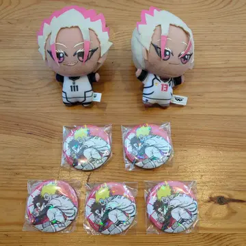 블루 록 꼬마인형 2개와 배지 5개 세트
