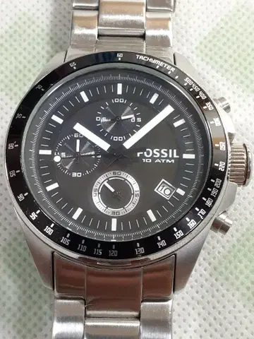 FOSSIL 크로노그래프 손목시계 10 ATM