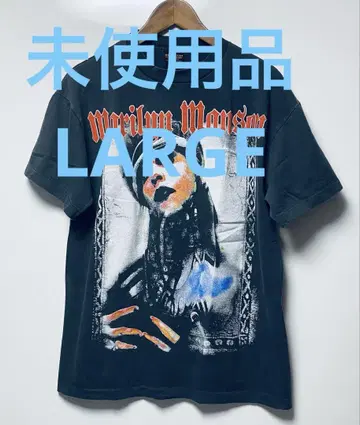 미사용품 MARILYN MANSON S/S TEE L 사이즈 USA