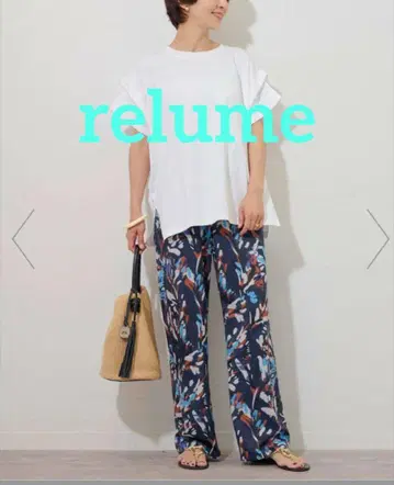 relume 브러쉬 보타니컬 이지 팬츠 [새상품]