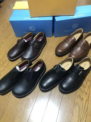 REGAL 신사 가죽 신발 25cm 4족 세트