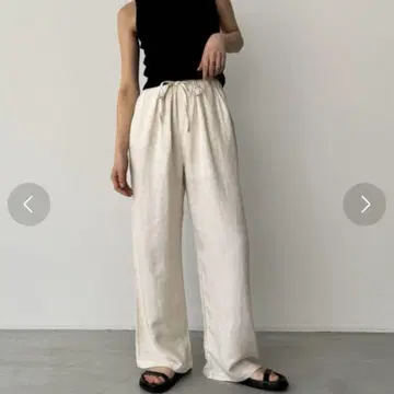 캐널 JEAN CANAL JEAN EImar 린넨 레이온 이지 팬츠
