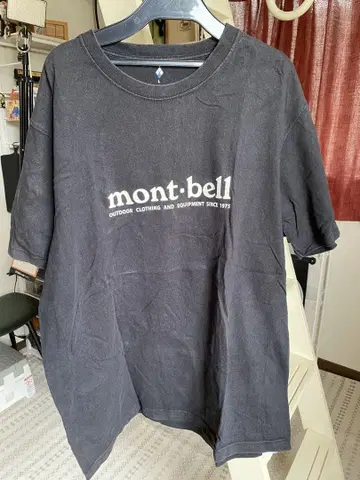 mont-bell 블랙 티셔츠