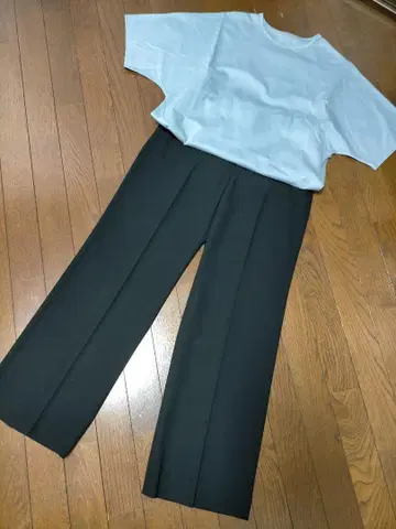 에포카 스트레이트 팬츠 블랙