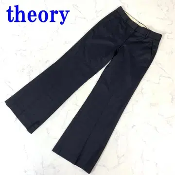 theory 띠어리 슬랙스 팬츠 블랙 울 XO C2299