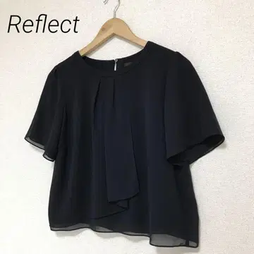 Reflect 리플렉트 쉬폰 블라우스 네이비