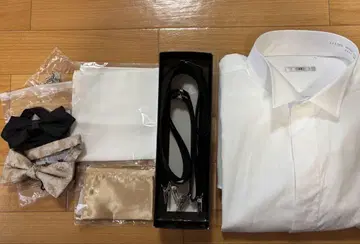 결혼식 신랑 세트 (윙카라, 서스펜더 외)
