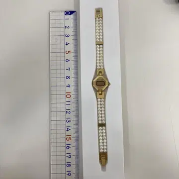 SIULEX 펄 비즈 밴드 쿼츠 시계