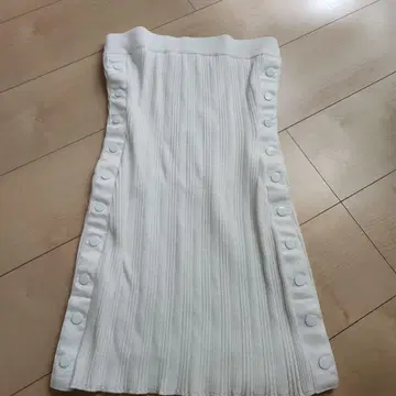 GYDA 베어탑 사이드 버튼 미니 원피스