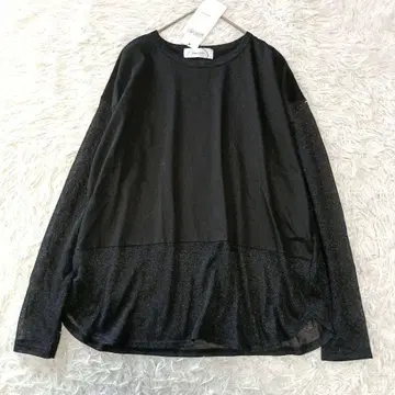 미사용 택 포함 feerique 필릭 천축 x 라메 천축 풀오버 2