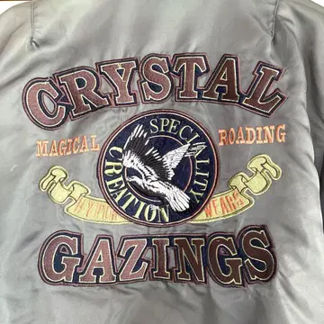 CRYSTAL GAZINGS MA-1 자켓