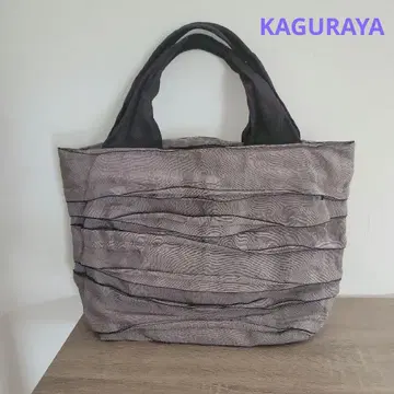 카구라야 다다미 가장자리 토트백 그레이