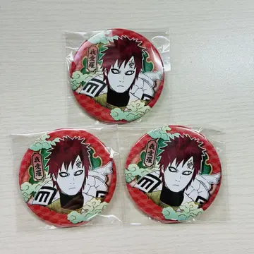 NARUTO 가아라 컬렉션 캔뱃지 3점 세트