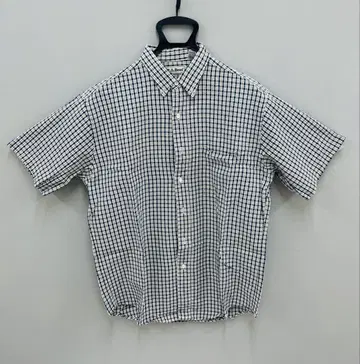L.L.Bean 체크 무늬 반팔 셔츠 M 사이즈