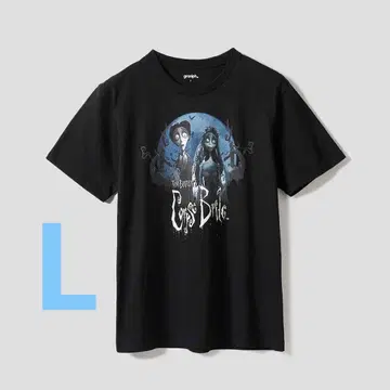 그라니프 L 사이즈 코프스 브라이드 빅터와 에밀리 티셔츠 나이트메어