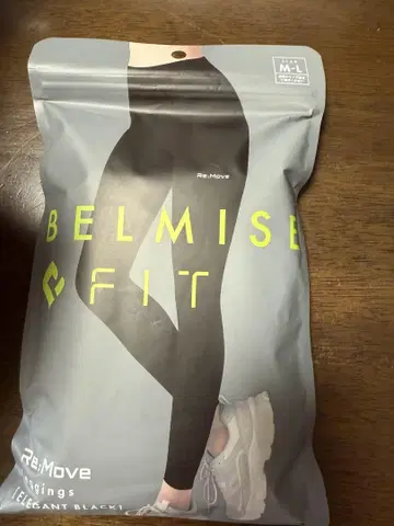 BELMISE Re:Move 레깅스 엘레강트 블랙 M-L