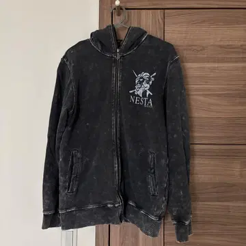 NESTA BRAND 다크 그레이 후드티