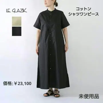Le glazik 코튼 셔츠 원피스 새상품 미사용 르 glazik